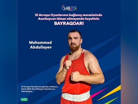 Avropa Oyunlarındakı bayraqdarımız BƏLLİ OLDU