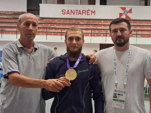 İdmançımız Dünya Kubokunda qızıl medal qazandı