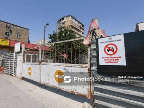 Tikintisi 10 ildir yarımçıq qalan metro stansiyası - FOTOLAR