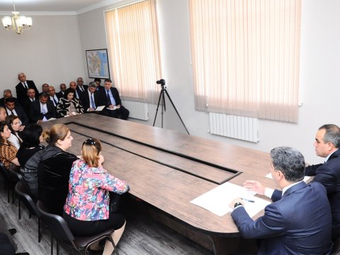 Naftalanda növbəti səyyar qəbul keçirilib - FOTOLAR