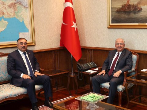 Türkiyənin müdafiə naziri səfirimizi qəbul edib - YENİLƏNİB