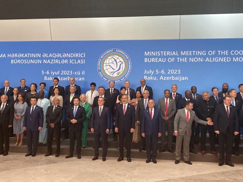 Nazirlərin Bakı toplantısı keçirilir - FOTOLAR (YENİLƏNİB)