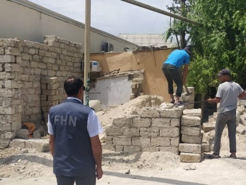 Mehdiabadda qanunsuz tikintilər söküldü - VİDEO