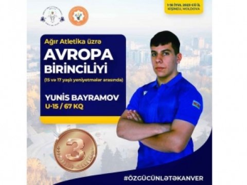 İdmançımız Avropadan medalla qayıdır