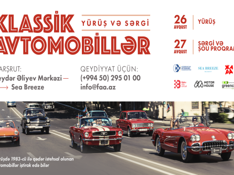 Klassik avtomobillərin yürüşü olacaq