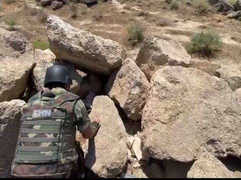 Bakıda əl qumbarası tapıldı - VİDEO