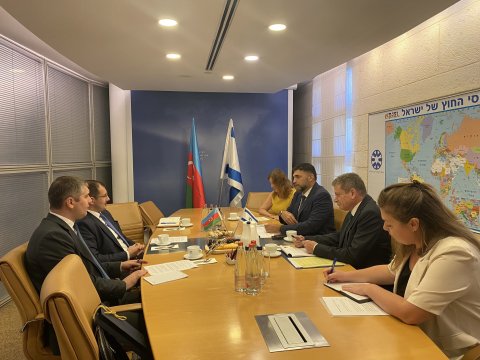 Səfirimiz İsrail XİN-in Baş direktoru ilə görüşüb - FOTOLAR