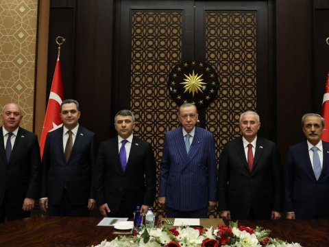 Ərdoğan İnam Kərimovu qəbul etdi 