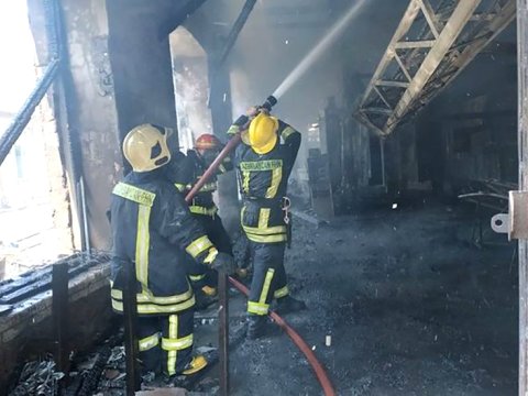 Bakıda boya sexində YANĞIN