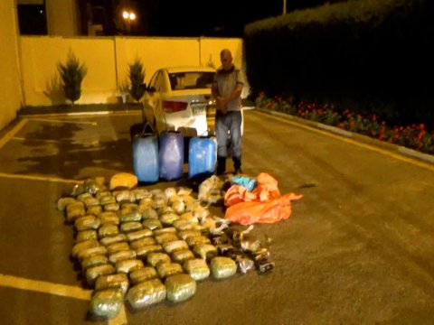 İrandan 93 kq narkotik gətirən şəxs tutuldu - VİDEO