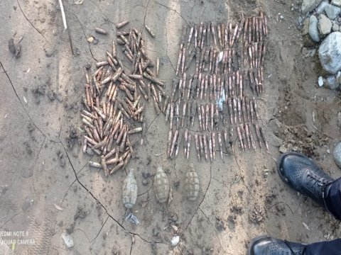 Daşkəsəndə silah-sursat aşkarlandı