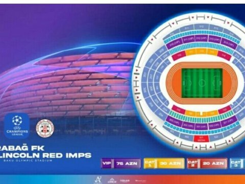 “Qarabağ” – “Linkoln” matçının biletləri satışa çıxarılır