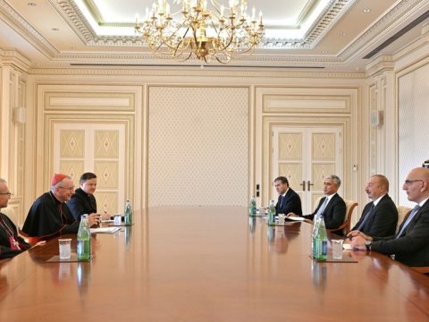 Prezident Müqəddəs Taxt-Tacın dövlət katibini qəbul edib - YENİLƏNİB