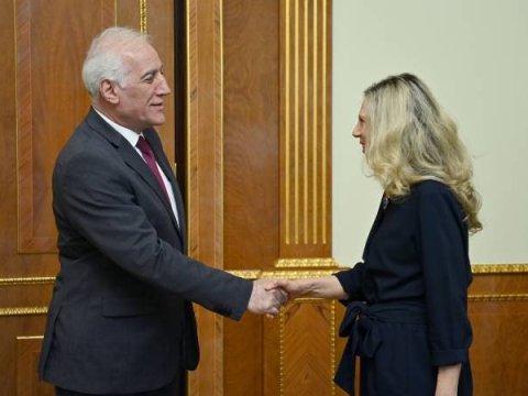 Misir səfiri Ermənistan prezidenti ilə görüşdü