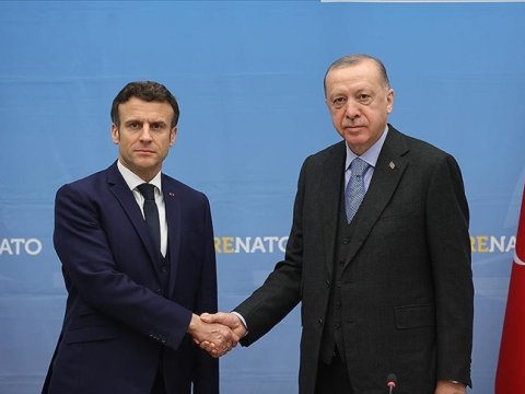 Ərdoğan Makronla GÖRÜŞDÜ