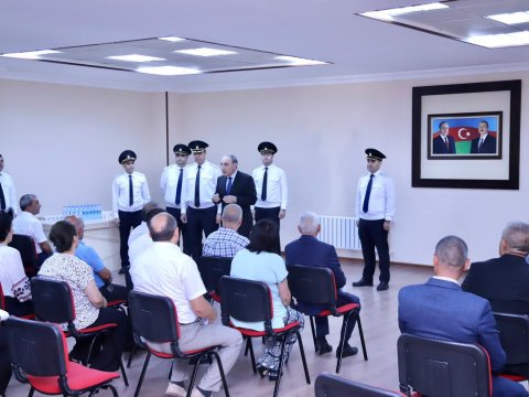 Baş prokuror Naxçıvanda qəbul keçirdi - FOTOLAR