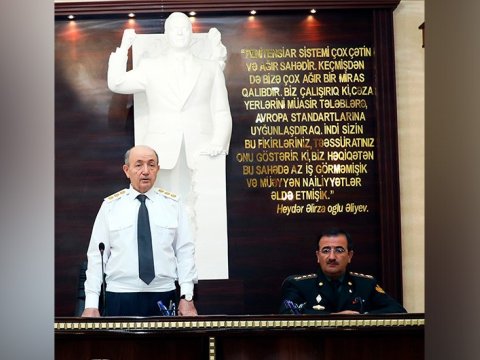 Penitensiar xidmətin yeni rəisi kollektivə təqdim olundu