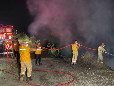 Bursada meşə yanğını - Saxlanılan var