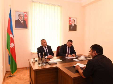 Komitə sədri Daşkəsəndə vətəndaşları qəbul edib - FOTOLAR