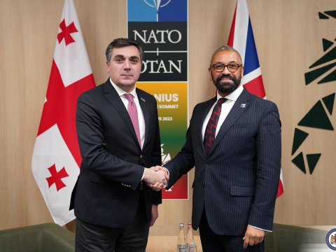 Gürcüstan və Britaniya XİN başçıları görüşdü