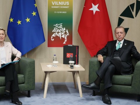 Ərdoğan Leyenlə də görüşdü