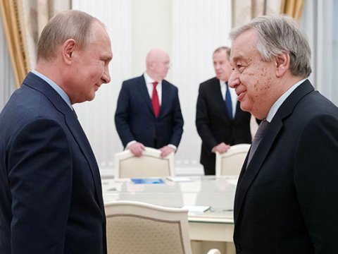 Quterreş Putinə məktub göndərdi 