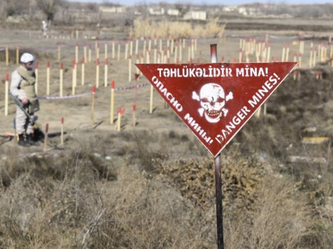Azad edilmiş ərazilərin 18 faizi minalardan təmizlənib
