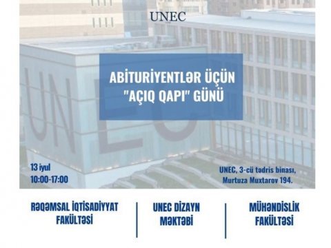 UNEC-də “Açıq qapı” günü keçirilib
