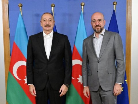 İlham Əliyev Şarl Mişelə təşəkkür etdi