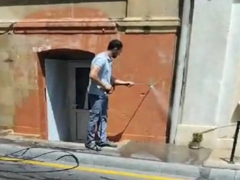 Tarixi abidəyə müdaxilənin qarşısı alındı - FOTOLAR