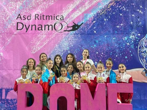 Gimnastlarımız İtaliyada qızıl medallar QAZANDILAR