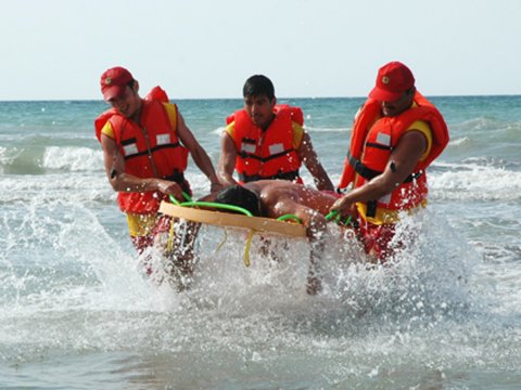 Batma təhlükəsi ilə üzləşən şəxs xilas edildi