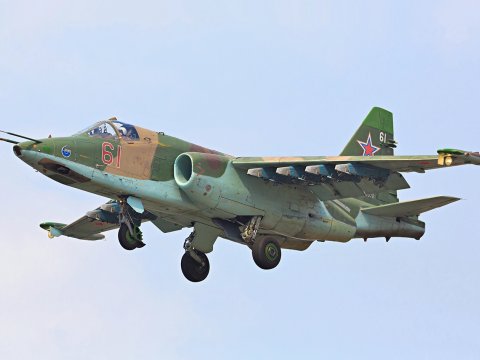 Rusiyanın Su-25 qırıcısı qəzaya uğrayıb