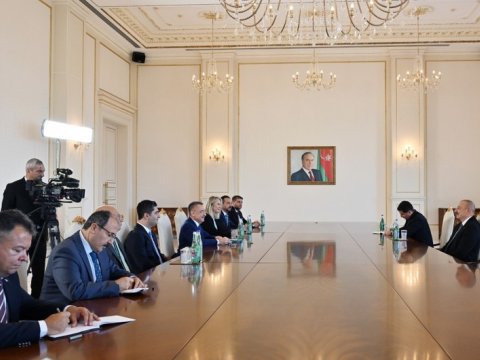 Prezident Fuat Oktayı qəbul etdi 