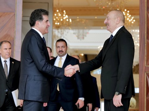 Bərzani İlham Əliyevlə görüşündən YAZDI