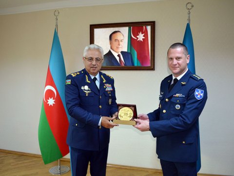 Ramiz Tahirov gürcüstanlı həmkarı ilə görüşüb - FOTO