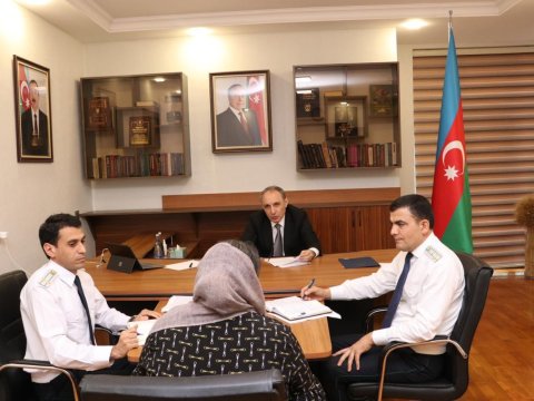 Baş prokuror Biləsuvarda vətəndaşları qəbul etdi