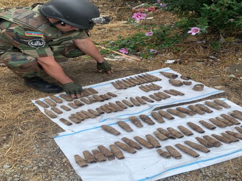 Sumqayıtda hərbi sursatlar aşkarlandı