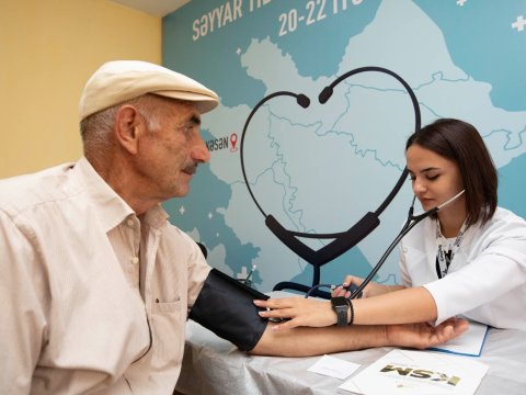 “AzerGold” Daşkəsəndə növbəti tibbi müainəyə başladı - FOTOLAR