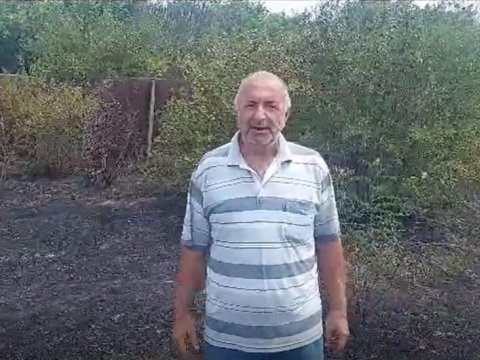 Ağsudakı yanğın qəsdən törədilib - VİDEO