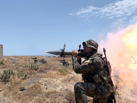 Ordumuzun dənizdə keçirdiyi təlimdən GÖRÜNTÜLƏR