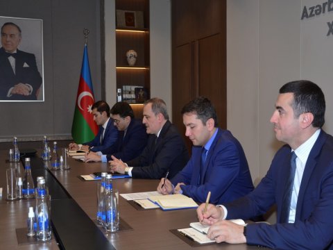 Ceyhun Bayramov BMT-nin rezident əlaqələndiricisi ilə görüşdü