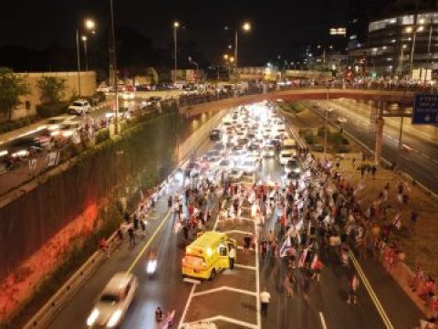 İsraildə kütləvi etirazlar davam edir - Polis sərt tədbirlər gördü