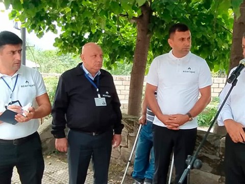 “Açıq mikrofon” aksiyası Qumux kəndində - FOTOLAR