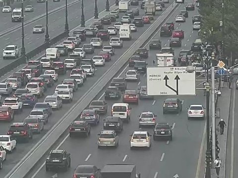 Hazırda tıxac olan yollar - SİYAHI