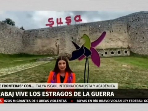 Meksika televiziyası Şuşadan reportaj hazırladı