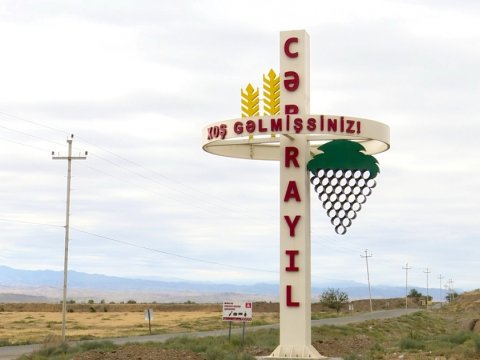 Cəbrayılın Horovlu kəndinin tikintisinə başlanılır