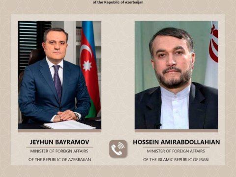 Ceyhun Bayramov Abdullahianla danışıqlar APARDI