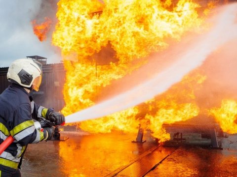 Samuxda güclü yanğın