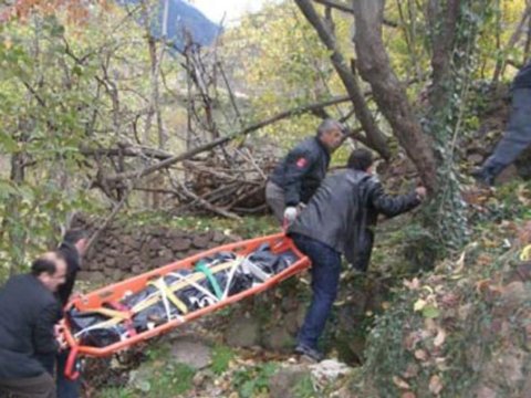 56 yaşlı kişi uçurumdan yıxılaraq öldü